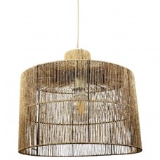 Φωτιστικό Κρεμαστό Μονόφωτο Φ40cm E27 230V Σχοινί 4030